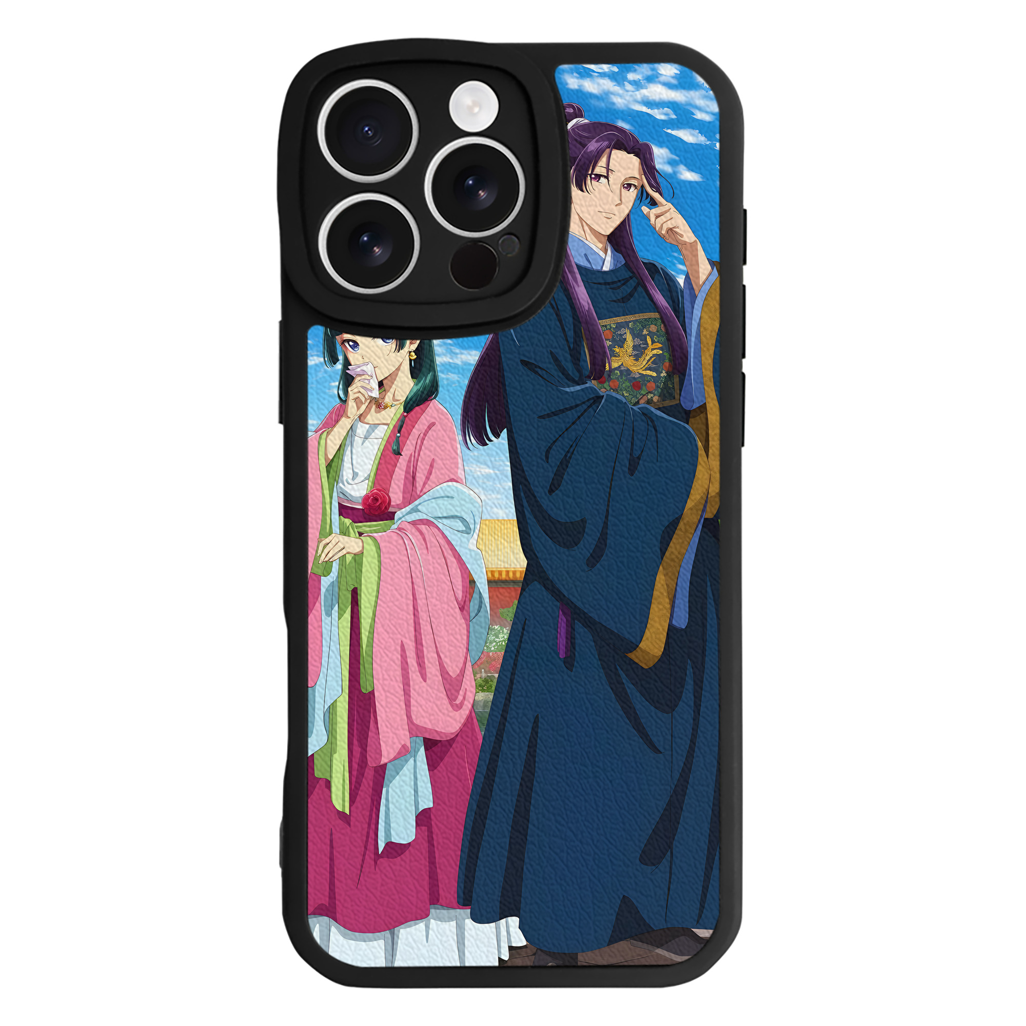 （画像用） 薬屋のひとりごと The Apothecary Diaries 【iPhone 16シリーズ対応】シリコンスマホケース（レザー調） 材質：シリコン